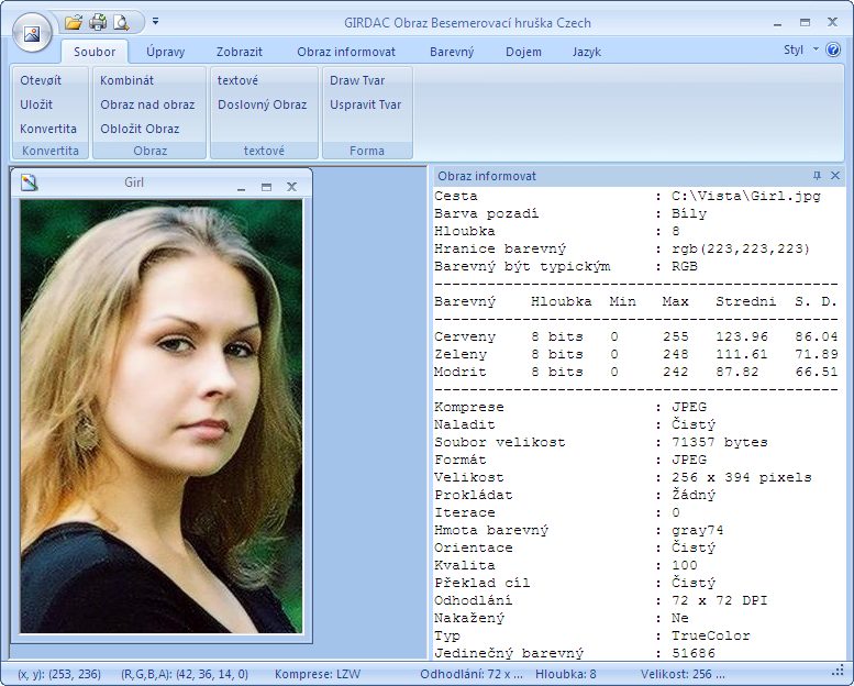 Image Editor and Converter Pro in Czech