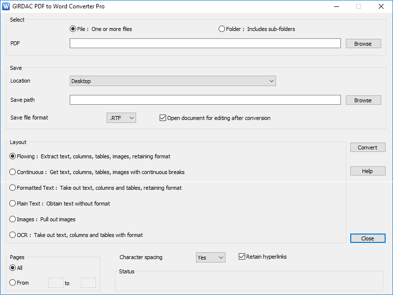 Windows 7 PDF to Word Converter Pro 20.2.2.3 full