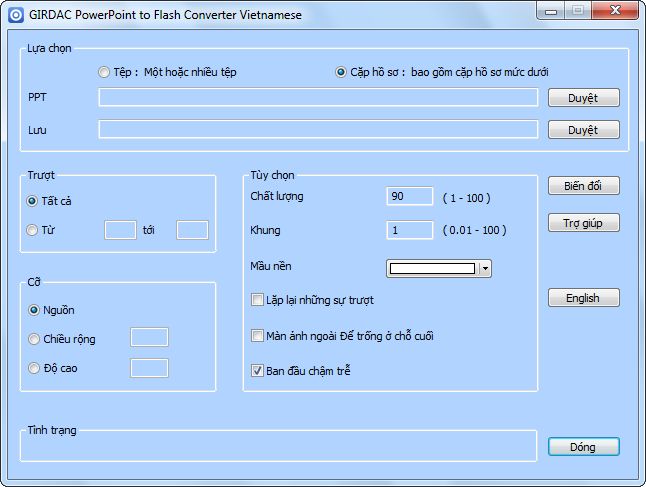 PowerPoint to Flash Converter in Vietnamese