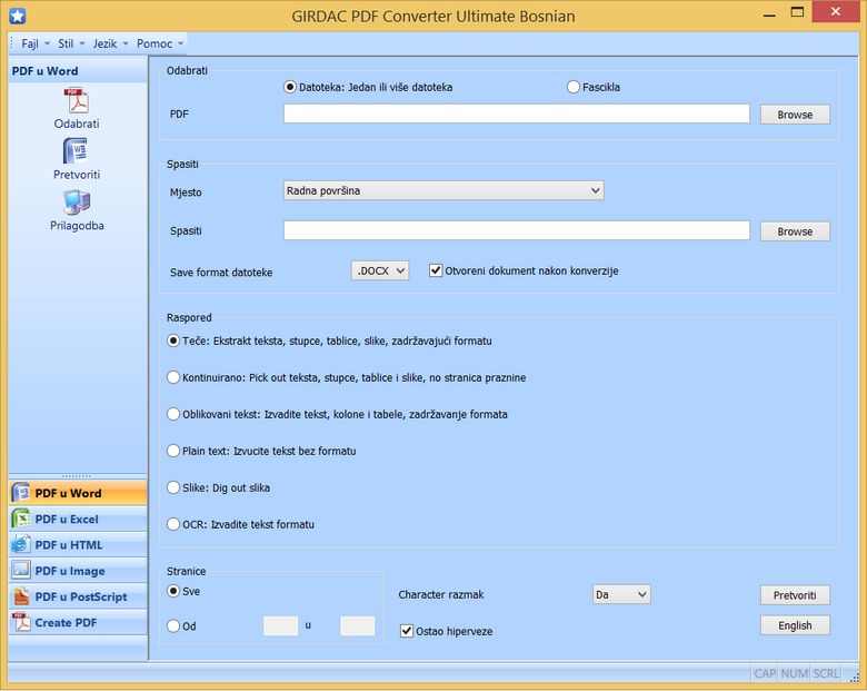 PDF Converter in Bosnian