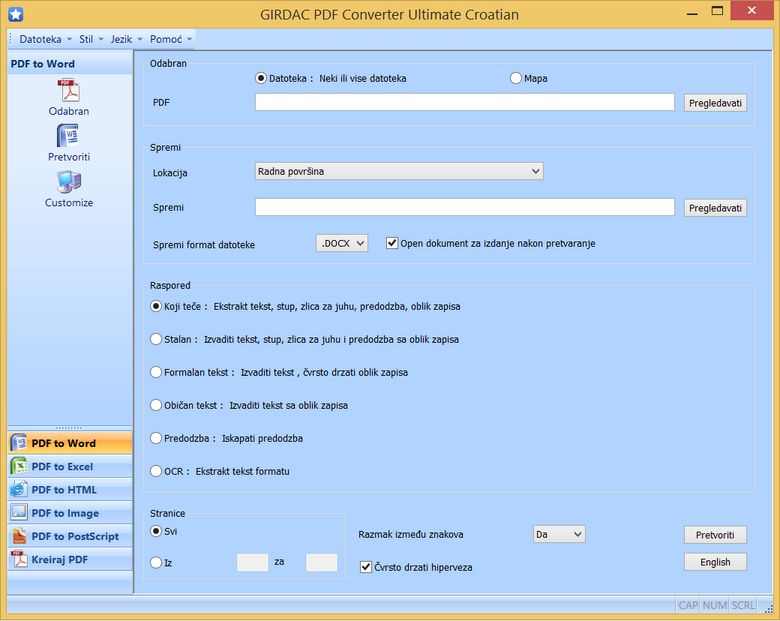 PDF Converter in Croatian