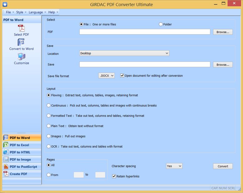 PDF Converter in English