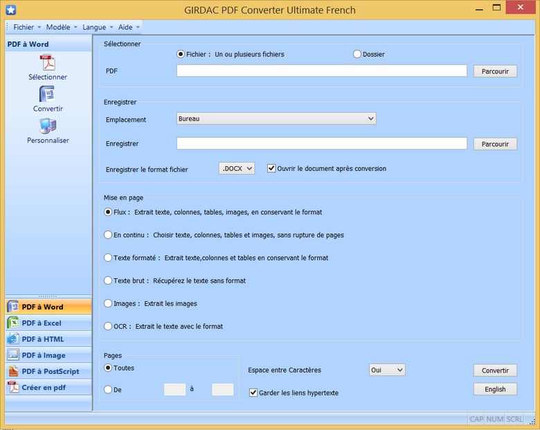 PDF Converter in French