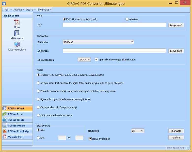 PDF Converter in Igbo
