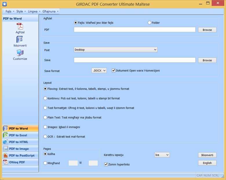 PDF Converter in Maltese