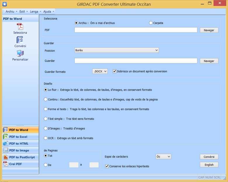 PDF Converter in Occitan