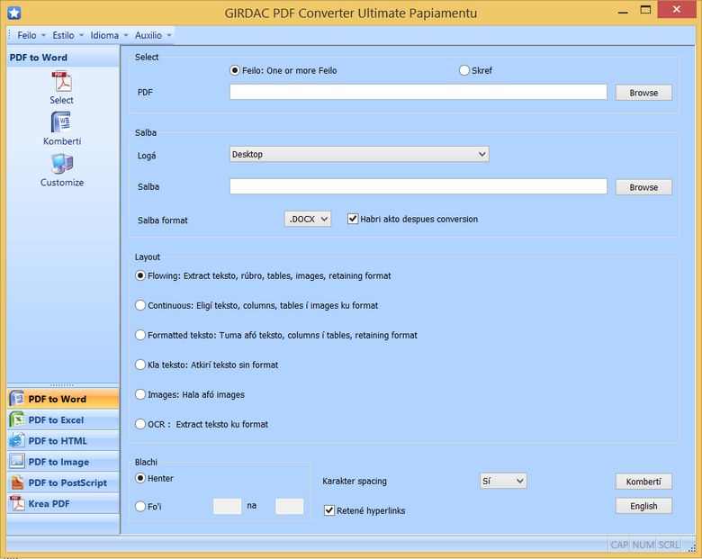 PDF Converter in Papiamentu