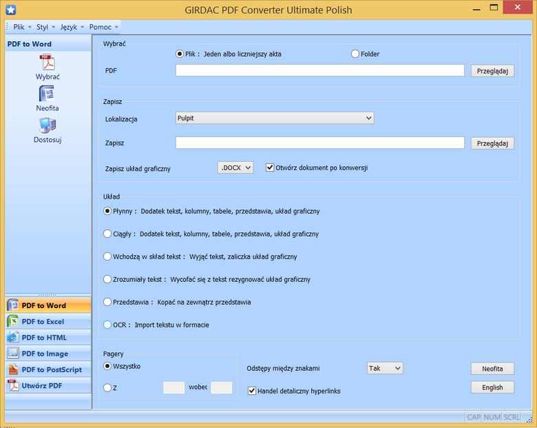 PDF Converter in Polish