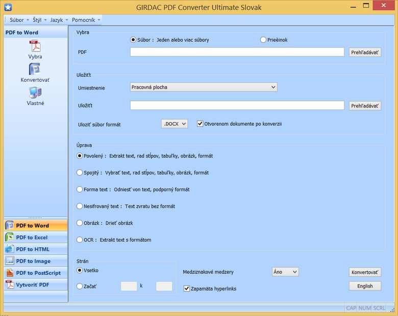 PDF Converter in Slovak