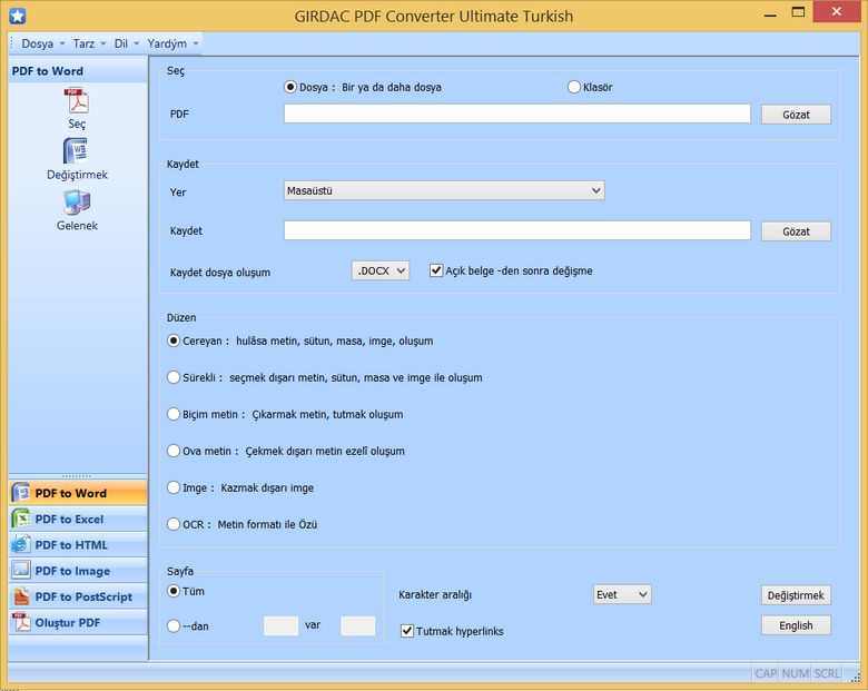 PDF Converter in Turkish