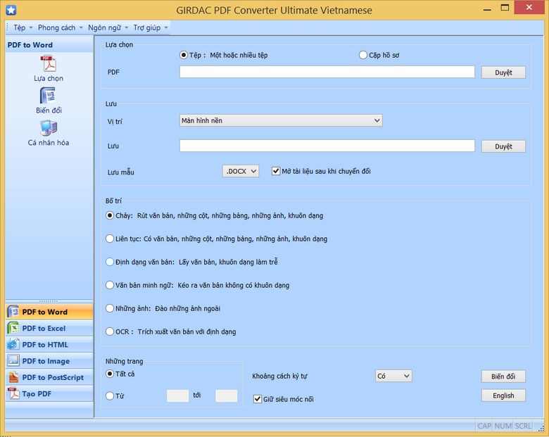 PDF Converter in Vietnamese