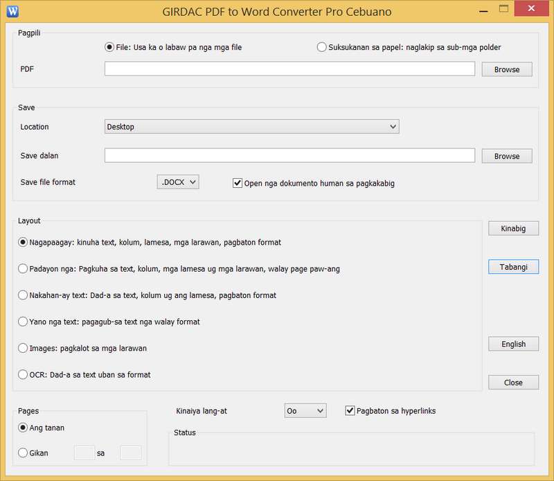 PDF to Word Converter Pro in Cebuano